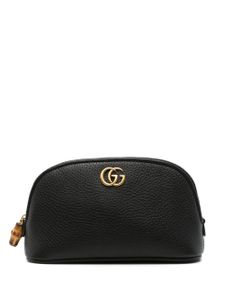 Gucci trousse de toilette à logo GG - Noir