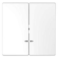 Merten MEG3420-6035 Doppelwippe mit Kontrollfenster, Lotosweiß