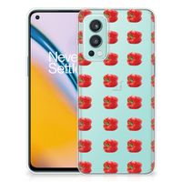 OnePlus Nord 2 5G Siliconen Case Paprika Red - thumbnail