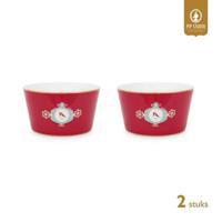 Pip Studio Kommen - Love Birds - Rood - Set van 2 - 15cm - thumbnail