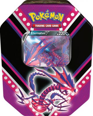 Pokémon boosterset V Power Tin Eternatus paars Pokémon boosterset V Power Tin Eternatus paars