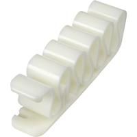 TRU COMPONENTS Kabelclip Zelfklevend 1572343 Bundel-Ø (bereik) 8 mm (max) Wit 1 stuk(s) - thumbnail