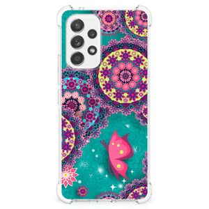 Samsung Galaxy A53 5G Back Cover Cirkels en Vlinders