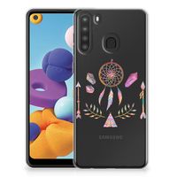 Samsung Galaxy A21 Telefoonhoesje met Naam Boho Dreamcatcher - thumbnail