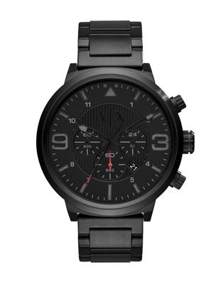 Horlogeband Armani AX1375 Staal Zwart