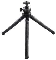 Hama Tripod 1/4 inch Werkhoogte: 16 - 27 cm Zwart Voor smartphones en GoPro, Kogelkop - thumbnail