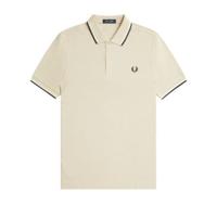 Fred Perry - Twin Tipped Poloshirt - Oatmeal/ Ecru/ Black