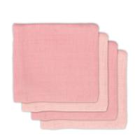 Jollein bamboe hydrofiele luiers 70x70 cm Pale pink - set van 4