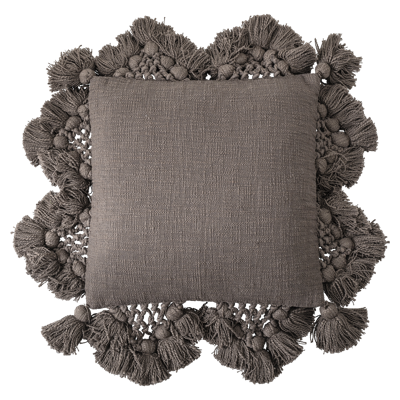 Bloomingville Kussen Gent Bruin Katoen