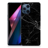 OPPO Find X3 | X3 Pro TPU Siliconen Hoesje Marmer Zwart - Origineel Cadeau Vader - thumbnail