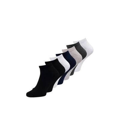 JACK & JONES enkelsokken - set van 7 zwart/grijs/wit