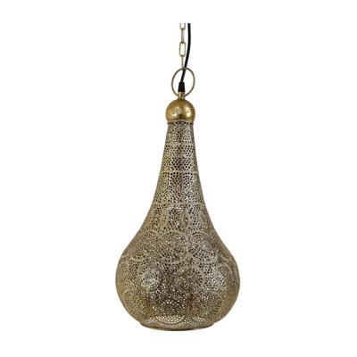 Hanglamp Kassim - goud/zilver - Ø24x45 cm