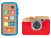 Playtive Houten leertablet / mobiel en camera (Smartphone en camera)