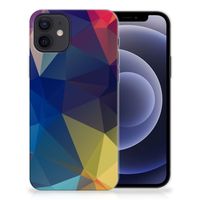 iPhone 12 | 12 Pro (6.1") TPU Hoesje Polygon Dark - thumbnail