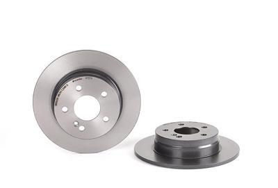 Remschijf COATED DISC LINE BREMBO, Remschijftype: Massief, u.a. für Mercedes-Benz Remschijf COATED DISC LINE BREMBO, Remschijftype: Massief, u.a. für Mercedes-Benz