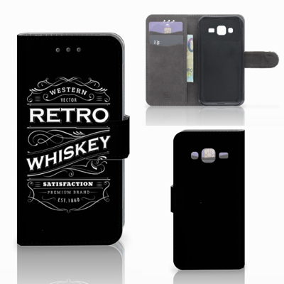 Samsung Galaxy J3 2016 Book Cover Whiskey