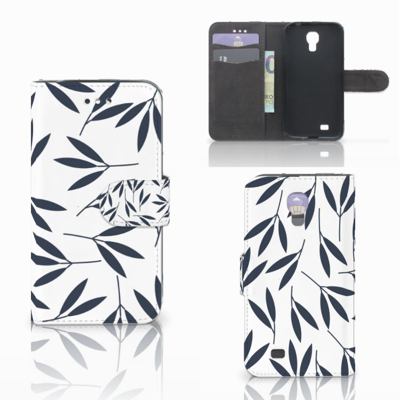 Samsung Galaxy S4 Hoesje Leaves Blue