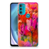 Hoesje maken Motorola Moto G71 5G Tulips