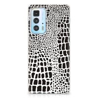 Motorola Edge 20 Pro TPU Hoesje Slangenprint - thumbnail