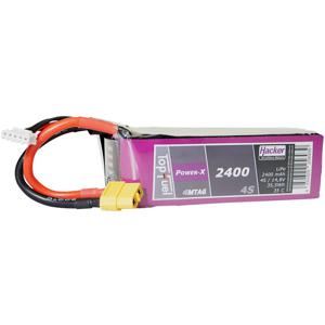 Hacker LiPo accupack 14.8 V 2400 mAh Aantal cellen: 4 35 C Softcase XT60