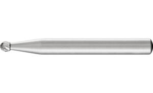 PFERD 22418836 Freesstift Bol Lengte 55 mm Afmeting, Ø 4 mm Werklengte 3 mm Schachtdiameter 6 mm