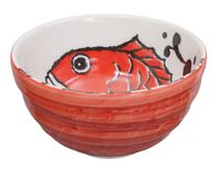 Tokyo Design Studio - Seafood - Noodlekom - Baars - Rood - 16 x 8.5cm - 950ml