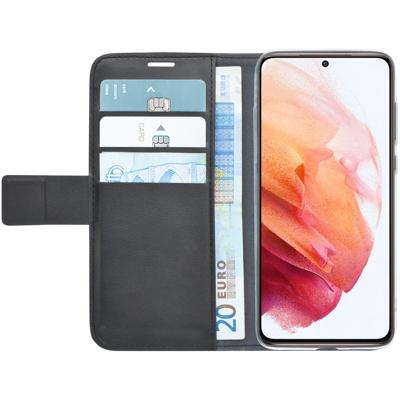 Azuri Wallet Samsung Galaxy S21 Book Case Zwart
