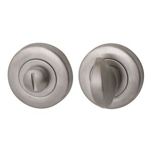 Hardbrass Artax toilet-/badkamersluiting rond 8mm - PVD Inox