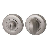 Hardbrass Artax toilet-/badkamersluiting rond 8mm - PVD Inox