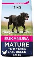EUKANUBA premium hondenvoer met kip voor grote rassen - droogvoer voor volwassen honden, 3 kg