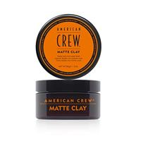 American Crew - Matte Clay - haarwax voor mannen met klei - stylingwax met gemiddelde tot sterke fixatie - matte en zijdeachtige afwerking - stylingproduct voor alle haartypes - 85 g