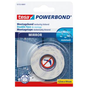 tesa MIRROR 55732-00001-02 Montagetape tesa Powerbond Wit (l x b) 1.5 m x 19 mm 1 stuk(s)