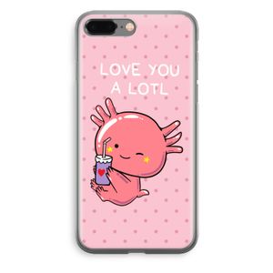 Love You A Lotl: iPhone 8 Plus Transparant Hoesje