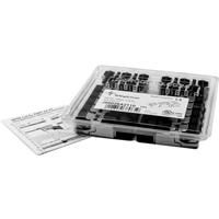 Telegaertner RJ45-stekker CAT 6A afgeschermd J00026A2111 stekker, recht aantal polen 8P8C metaal, 10 stuks