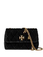 Tory Burch petit sac porté épaule Kira en velours - Noir