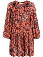 Ulla Johnson robe Sefia courte à imprimé graphique - Rouge - thumbnail