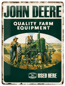 Wandbord John Deere Farm Equipment