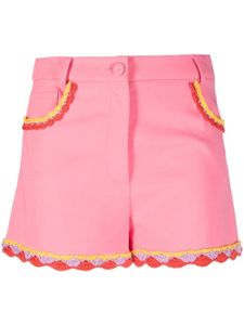 Moschino short à taille haute - Rose