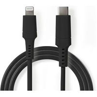 Apple Lightning Cable | Apple Lightning 8-Pin Male - USB-C | 1.0 m | Black - thumbnail