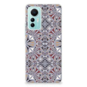 Xiaomi 12 Lite TPU Siliconen Hoesje Flower Tiles