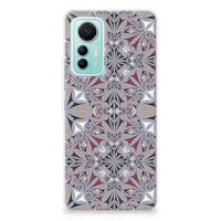 Xiaomi 12 Lite TPU Siliconen Hoesje Flower Tiles - thumbnail