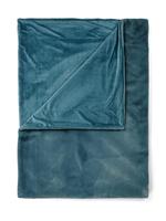 ESSENZA Plaid Furry Denim Blue,150x200 cm, 100% polyester, Effen