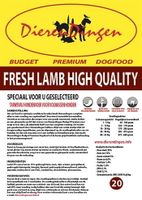 Budget premium dogfood fresh lamb high quality