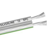 Oehlbach Silverline SP-15 Stereo HI-FI luidsprekerkabel, luidsprekerkabel met SPOFC (verzilverd koper) 2 x 1,5 mm², mini-spoel, luidsprekerkabel, 8 m
