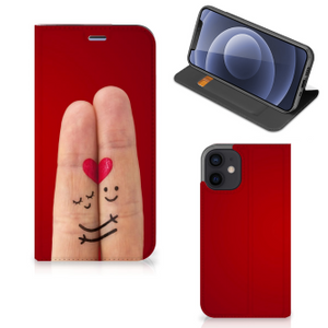 iPhone 12 Mini Hippe Standcase Liefde - Origineel Romantisch Cadeau