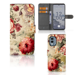 Hoesje voor Nokia X30 Bloemen