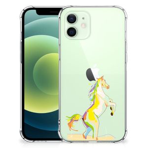 iPhone 12 Mini Stevig Bumper Hoesje Horse Color