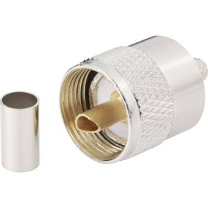 TRU COMPONENTS 1579253 UHF-connector Stekker, recht 1 stuk(s)