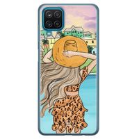 Samsung Galaxy A12 siliconen hoesje - Sunset girl