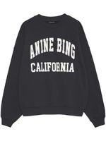 ANINE BING sweat Miles en coton biologique - Noir - thumbnail